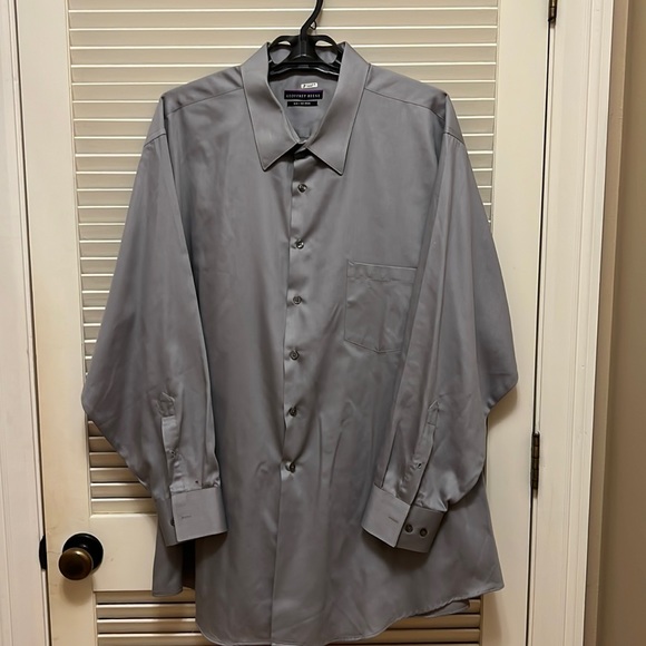 21. Geoffrey Beene Men’s Dress Shirt in Grey - Picture 2 of 12